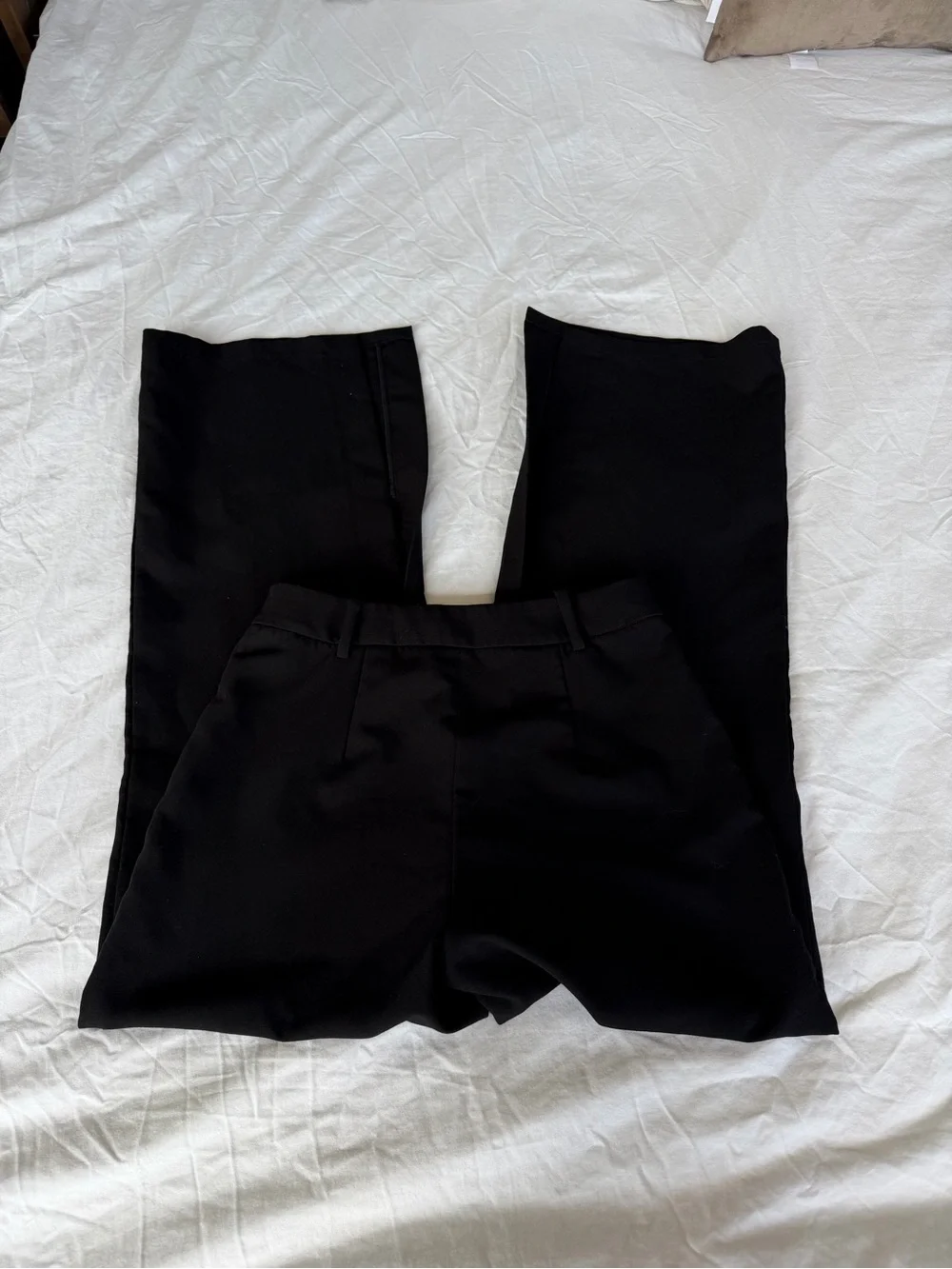 Vince Camuto Black Wide Leg Dress Pants with Side Slits - Picture 7 of 7